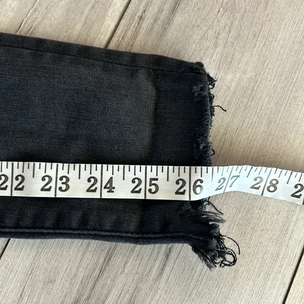 Abercrombie Simone high rise super skinny jeans in black size 25